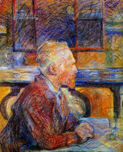 Portrait of Vincent van Gogh by Henri de Toulouse Lautrec